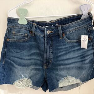 Old Navy Women's Distressed Blue Jean Shorts